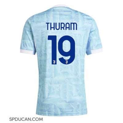 Muški Nogometni Dres Juventus Khephren Thuram #19 Gostujuci 2025-26 Kratak Rukav Muški Nogometni Dres Juventus Khephren Thuram #19 Gostujuci 2025-26 Kratak Rukav